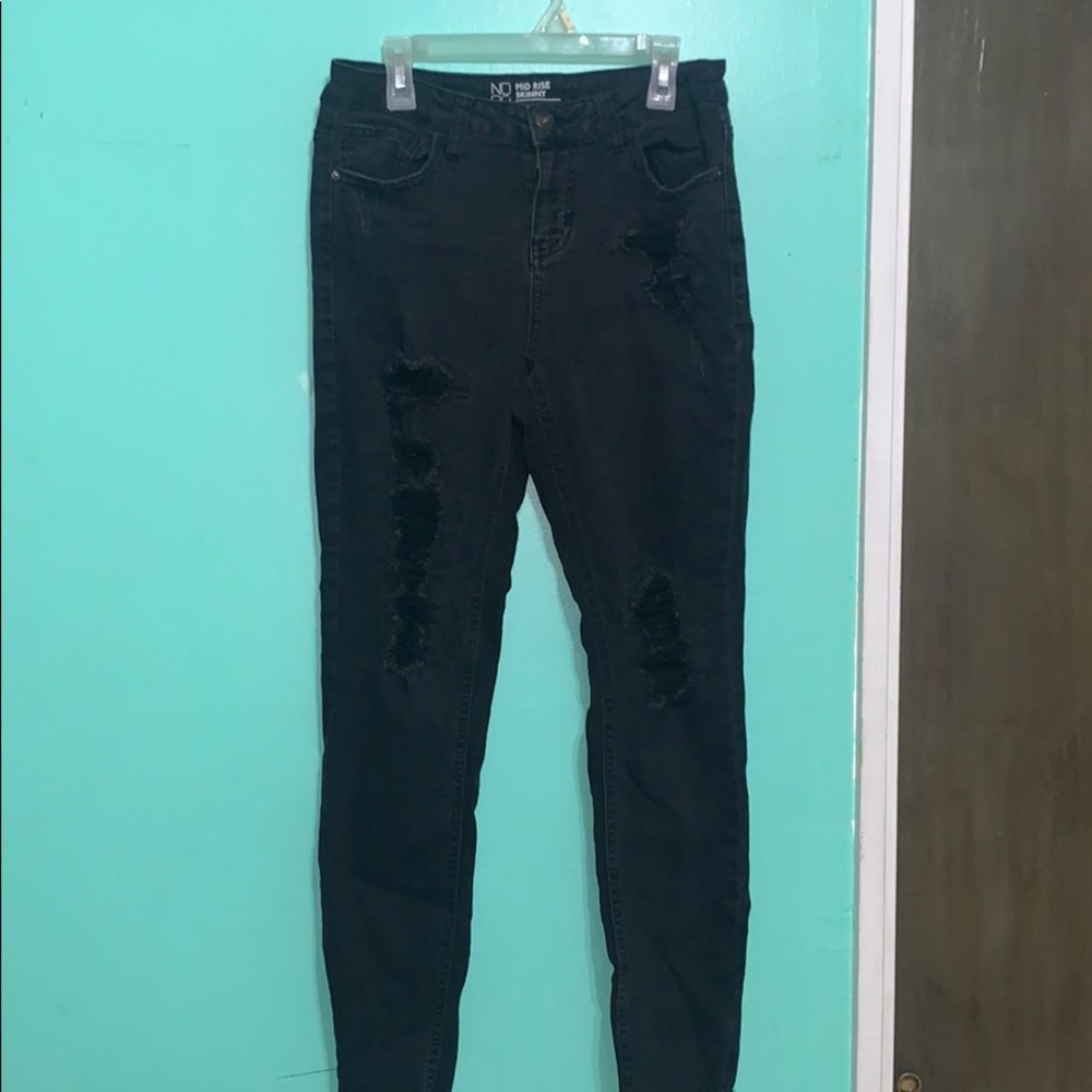 Rip black jeans